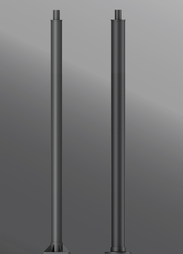 Ligman Lighting's Round Straight Aluminum Poles (model APD-RSA-XXXX-XX-X).